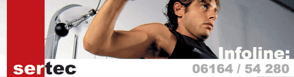 Home of sertec fitness funktionality Garantie für gebrauchte Sportgeräte in Fitness Centern
